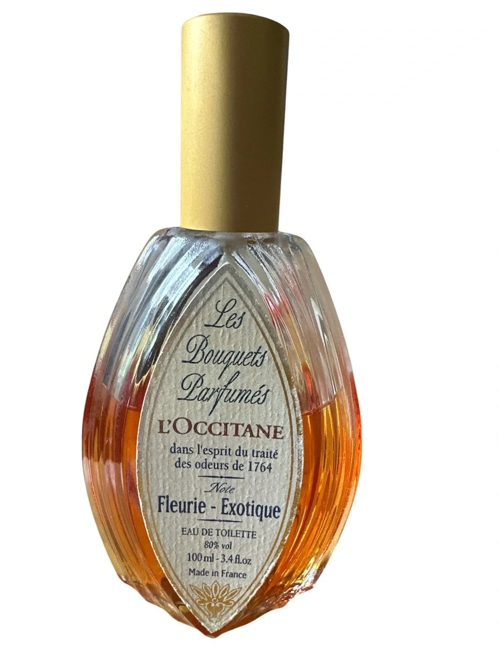 Rare Vintage L'Occitane Perfume Exotic Flower Spirit Of Odor Treaty 1764 3.4floz